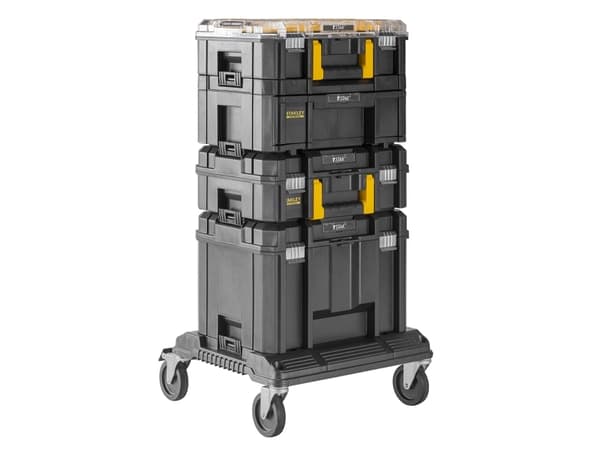 Stanley FMST1-80107, Verktygslåda, Svart, Gul, 51,49 l, 100 kg, 486 mm, 436 mm