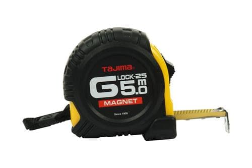 Båndmål G-Lock EC2 25mm 5m m/magnet