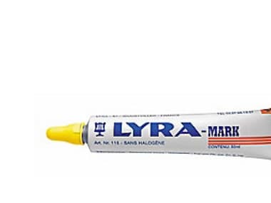 Lyra Fixolid märkningspasta - 4150 Gul 50 ml