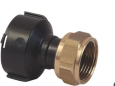 Uponor adapter messing omløber Q&E PPM 1"ft-3/4"sn