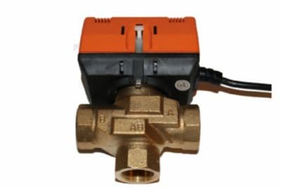 NBE Varmtvandsprioritering 3 - 3-vejs Kit med ventil. motor og temp.føler