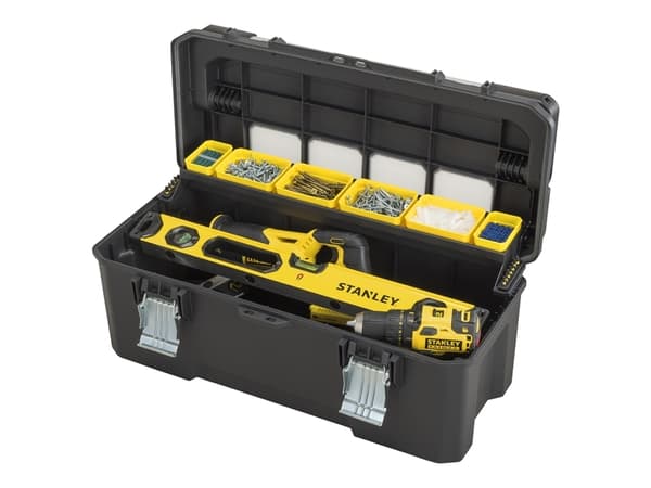Stanley FMST1-75792, Verktygslåda, Aluminium, Plast, Svart, Metallisk, Gul, 20,6 l, 25 kg, 515 mm