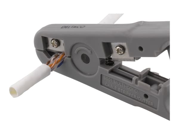 DELTACO VK-264 - Avbitare / kabelskalare - grå
