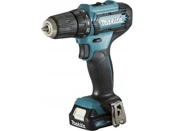 Makita DF333DSAE, Borr med pistolgrepp, utan nyckel, 1 cm, 1700 RPM, 2,1 cm, 1 cm