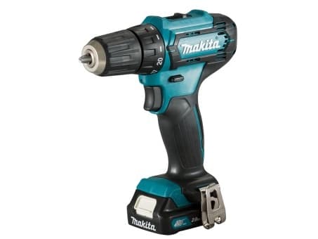 Makita DF333DSAE, Borr med pistolgrepp, utan nyckel, 1 cm, 1700 RPM, 2,1 cm, 1 cm