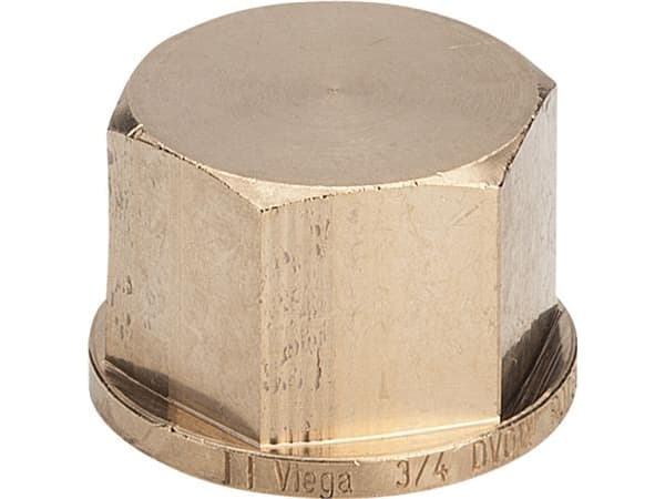 Viega slutmuffe 1 1/2" rødgods
