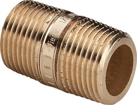 Viega nippelrør 2" x 60 mm rødgods