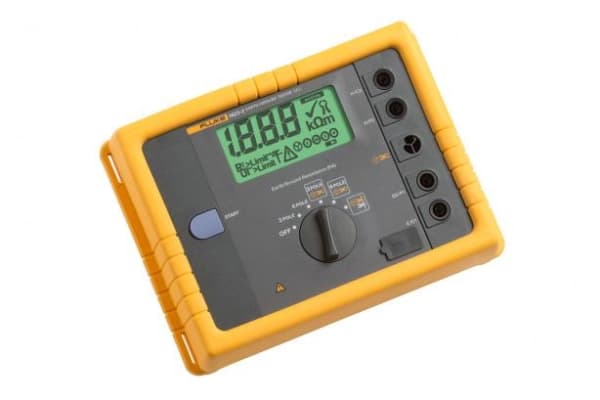 Fluke 1623-2 GEO kit, Sort, Gult, Knapper, Rotasjon, 6 s, LCD, 1999 sifre, IP56