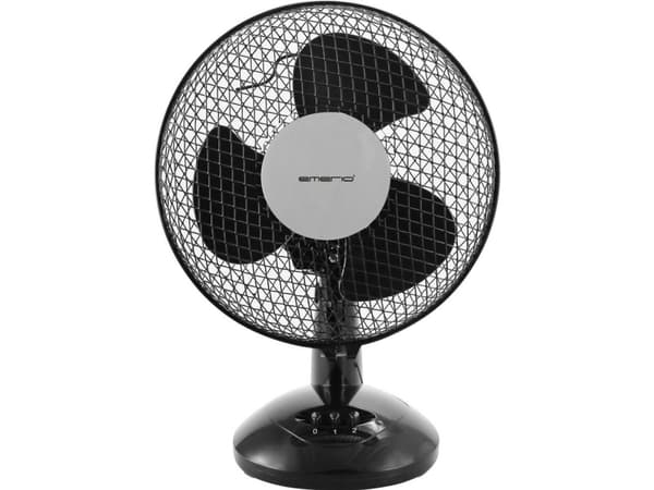 Emerio FN-114201.1, Kotitaloustuuletin lavoilla, Valkoinen, Lattia, Taulukko, Painikkeet, AC, 25 W
