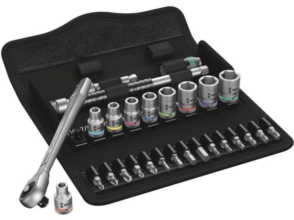 Wera 8100 SA 10, 28 styck, Svart, Silver