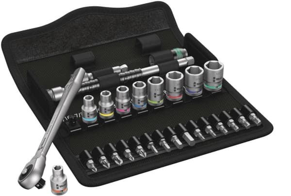 Wera 8100 SA 10, 28 styck, Svart, Silver