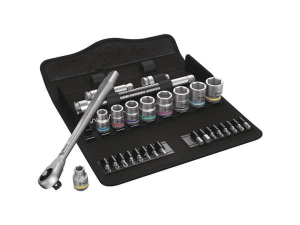 Wera 8100 SB 10, 29 styck, Svart, Silver