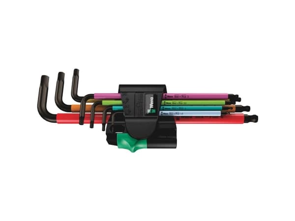 Wera 05022534001, Insexnycklar med L-handtag, set, Metrisk, 7 styck, 1.5,2,2.5,3,4,5,6 mm, 25 mm, 76 mm