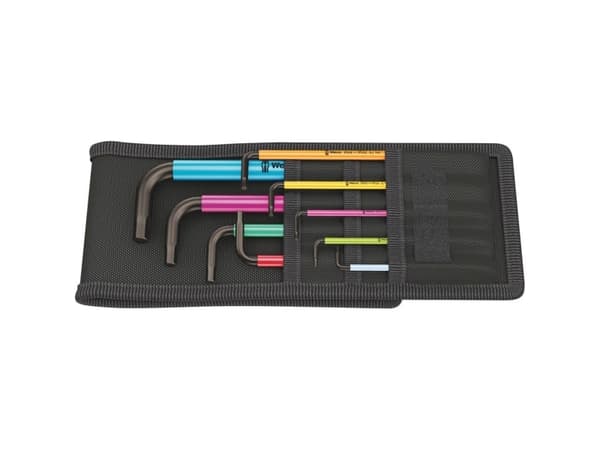 Wera 05022639001, L-formet hex-nøkkelsett, Imperisk, 9 stykker, 255 mm, 110 mm, 40 mm