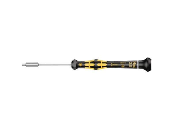 Wera 05030412001, Black,Yellow, 1 stykker, 2 mm, 9,7 cm, 6 cm, 15,7 cm