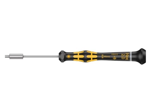 Wera 05030412001, Black,Yellow, 1 stykker, 2 mm, 9,7 cm, 6 cm, 15,7 cm