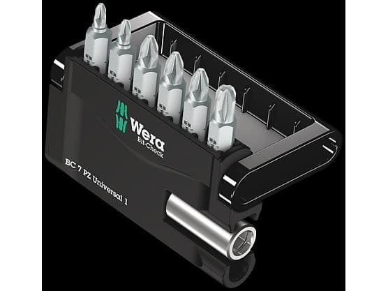 Wera 05056296001, 6 stykker, Pozidriv, PZ 1, PZ 2, PZ 3