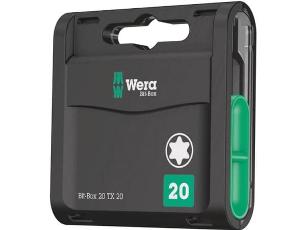 Wera Bit-Box 20 TX, 20 styck, Torx, Låda