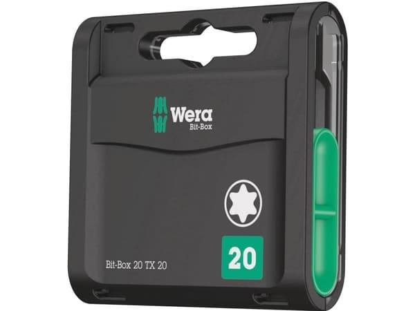 Wera Bit-Box 20 TX, 20 styck, Torx, Låda