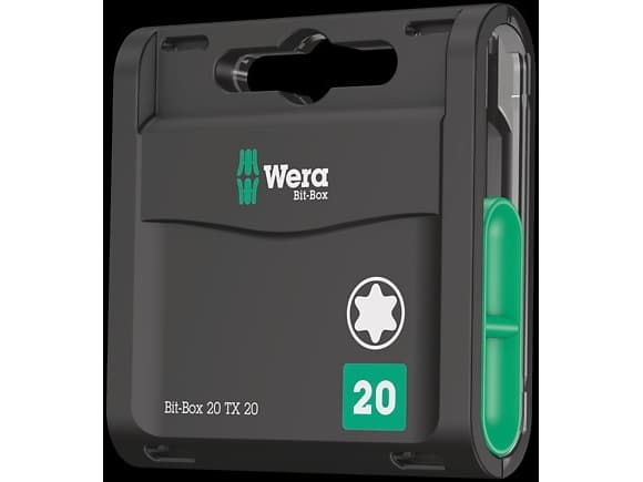 Wera Bit-Box 20 TX, 20 styck, Torx, Låda