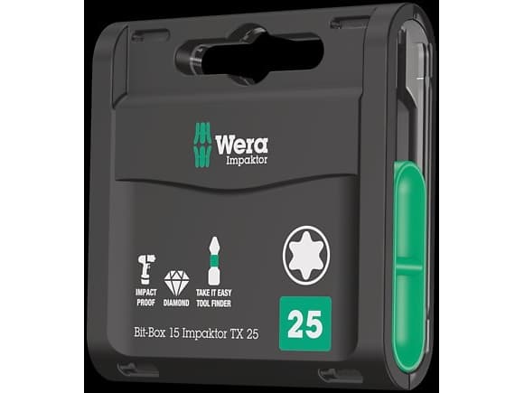 Wera Wera Bit-Set 15 Impaktor TX 25 15-teilig