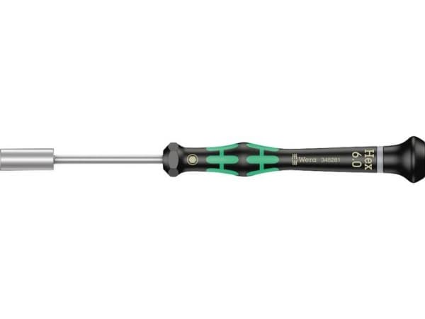 Wera 2069 Micro, Musta, Vihreä, 1 kpl, 6 mm, 9,7 cm, 1,3 cm, 6 cm