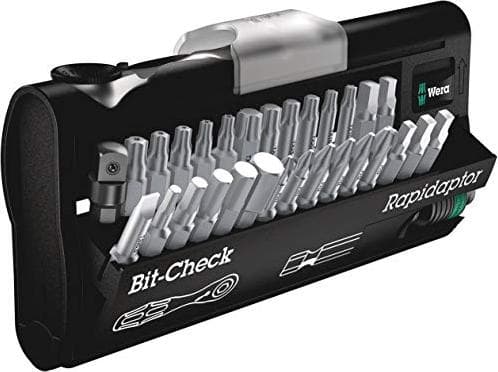 Wera 05346293001, 23 kpl, Phillips, PH 1, PH 2, PH 3, TX10, TX15, TX20, TX25, TX30, TX40, 1/4, 1/8, 3/16, 3/32, 5/32, Terästä