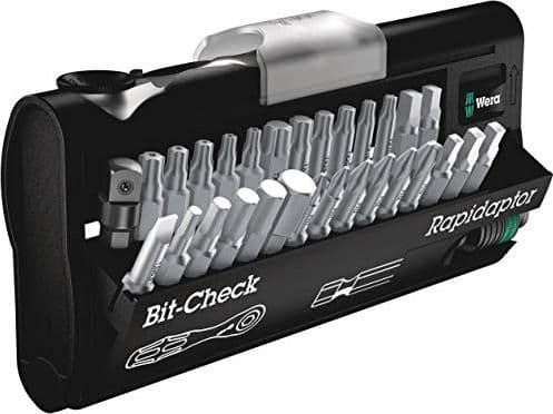 Wera 05346293001, 23 kpl, Phillips, PH 1, PH 2, PH 3, TX10, TX15, TX20, TX25, TX30, TX40, 1/4, 1/8, 3/16, 3/32, 5/32, Terästä