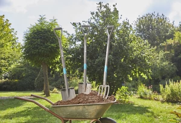 Gardena 17000-20, Spade for dreneringsarbeid, Stål, Sort, firkant, D-formet, Monokromatisk