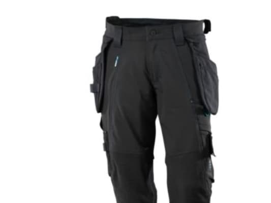MASCOT 17049-311-09, Bukser, Alle kjønn, Sort, Elastan, Nylon, 8%, STANDARD 100 by OEKO-TEX