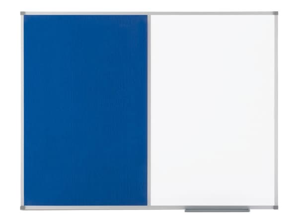 Nobo Elipse Classic - Yhdistelmä: valkotaulu, opslagstavle - 900 x 600 mm - stål, suodatin - värillinen, sininen