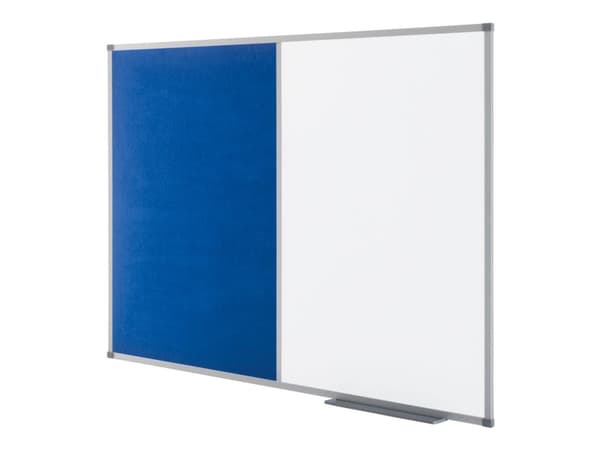 Nobo Elipse Classic - Yhdistelmä: valkotaulu, opslagstavle - 900 x 600 mm - stål, suodatin - värillinen, sininen