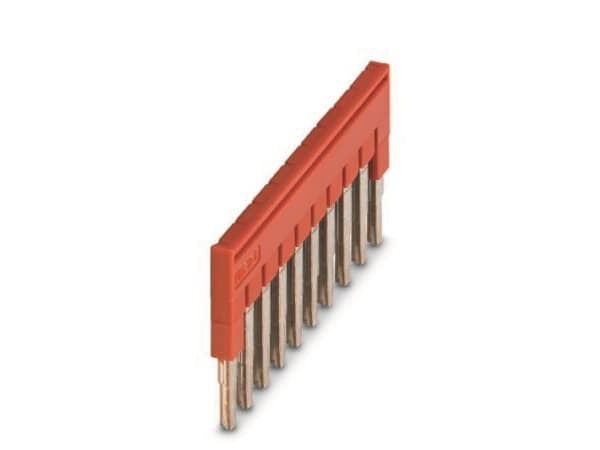 Phoenix Contact 3030213, 10 styck, Koppar, Röd, V0, 50,6 mm, 3 mm