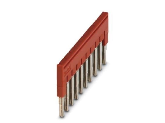 Phoenix Contact 3030213, 10 styck, Koppar, Röd, V0, 50,6 mm, 3 mm