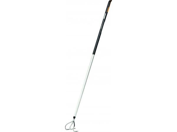 Fiskars Xact™ Cultivator 3, Harauskone, Terästä, Harmaa, Valkoinen, Alumiini, 148 mm, 1720 mm