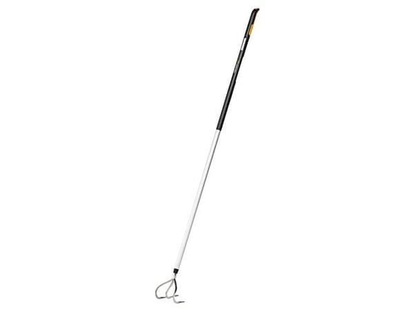Fiskars Xact™ Cultivator 3, Harauskone, Terästä, Harmaa, Valkoinen, Alumiini, 148 mm, 1720 mm