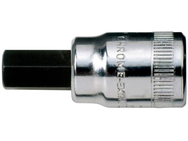 Bahco Bitshylsa 1/4", för insexskruv, mm, Uttag, 1/4", Metrisk, 1 huvuden, 8 mm, Stål