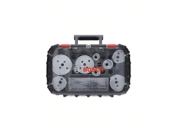 Bosch Progressor - Hullsagsett - for plast, tørrmur, metallrør, ikke-jernholdig metall, bløtt tre, metall profiles - 11 deler