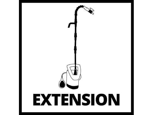 Einhell GE-SP 3546 RB, 350 W, AC, 4600 l/t, Sort, Rød