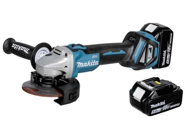 Makita DGA511RTJ - Vinkelsliper - trådløs - 125 mm - 2x 5ah batteri og lader