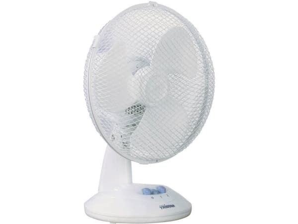 Tristar VE-5923, Kotitaloustuuletin lavoilla, Valkoinen, Taulukko, 50,52 dB, 1700 RPM, 23 cm