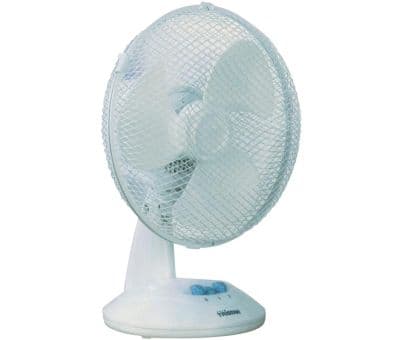 Tristar VE-5923, Kotitaloustuuletin lavoilla, Valkoinen, Taulukko, 50,52 dB, 1700 RPM, 23 cm
