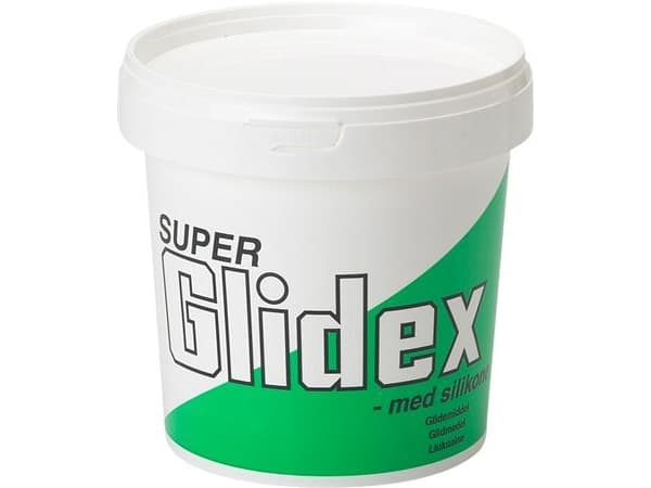 UNIPAK SUPERGLIDEX 1kg Cremet konsistenser et silikoneholdigt glidemiddeltil montage af plastmufferør.