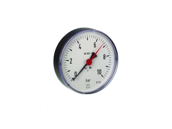 Afriso Heating manometer RF 63 AX fi 63mm 0-10 bar 1/4 '' ax class 2.5 63 539