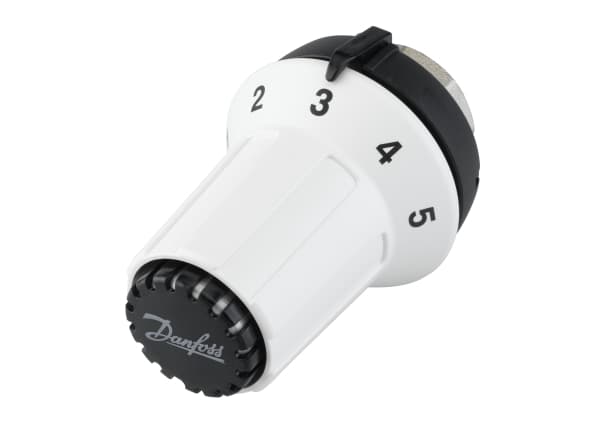 Danfoss 013G5025, Musta, Valkoinen, Muovi, Rotaatio, 8 - 28 °C, 140 g, 150 g