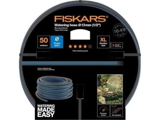 Fiskars 1027106, 50 m, Over bakken, Blå, Grå, 1,3 cm, 1/2, Finland