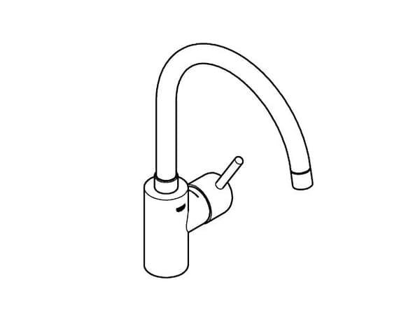 GROHE 32661003, Baderomsvask