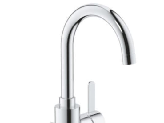 GROHE Eurosmart Cosmopolitan, Baderomsvask, Kran-håndtak, Krom