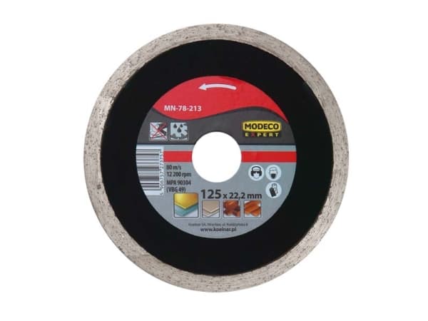 Modeco kiinteä timanttihiomalaikka 180mm katkaisukoneisiin - MN-78-210
