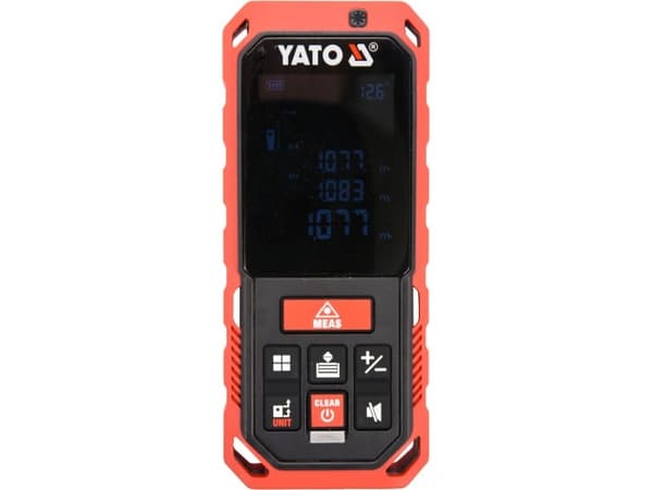 Yato YT-73126, Laseravstandsmåler, 40 m, Matrise Skriver, Inn, m, 0,2 m, 2 mm, 0 - 60 °C